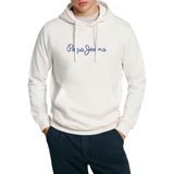 Pepe Jeans New Joe kapüşonlu erkek sweatshirt, beyaz (off-beyaz), L