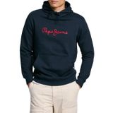 Pepe Jeans New Joe kapüşonlu erkek sweatshirt, Mavi (Dulwich Blue), S