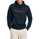 Pepe Jeans New Joe kapüşonlu erkek sweatshirt, Mavi (Dulwich Blue), XL
