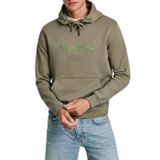 Pepe Jeans New Joe kapüşonlu erkek sweatshirt, Yeşil (Safari Yeşili), M