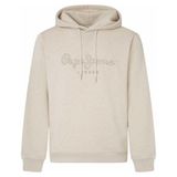 Pepe Jeans New Nouvel kapüşonlu erkek sweatshirt, beyaz (off-beyaz), M