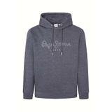 Pepe Jeans New Nouvel kapüşonlu erkek sweatshirt, Gri (grafit grisi), L