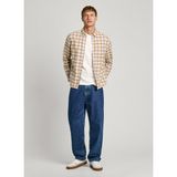Pepe Jeans Regular Fit Bej Erkek Gömlek PM308732-840 Manel - XL
