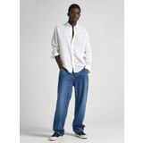 Pepe Jeans Slim Fit Beyaz Erkek Gömlek PM308523 800 PAYTTON