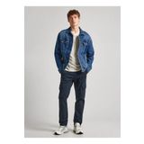 Pepe Jeans Straight Paça Lacivert Erkek Kargo Pantolon PM211641-594 SLIM CARGO TWILL