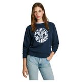 Pepe Jeans Yuvarlak Yaka Baskılı Lacivert Kadın Sweatshırt PL581478
