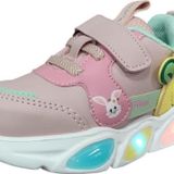 Pepino 1802 Hafif Cırtlı Işıklı İthal Bebe Spor Ayakkabı