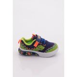 Pepino BY26-2254 Çocuk Bebe Spor Ayakkabı - Saks Mavisi - Fosforlu Sarı