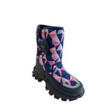 Pepino FK22-1377 Filet Çizme Lacivert Fuşya Kız Çocuk Bot Lacivert Pembe