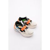 Pepino FY26-2239 Çocuk Filet Spor Ayakkabı - Krem - Siyah - Turuncu