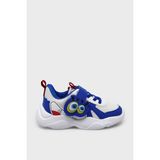 Pepino Unisex Çocuk Yazlık Cırtlı Spor Ayakkabı Beyaz Saks Mavisi P-1634 - Beyaz - Saks