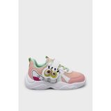 Pepino Unisex Çocuk Yazlık Cırtlı Spor Ayakkabı Pudra Beyaz P-1634 - Pudra - Beyaz