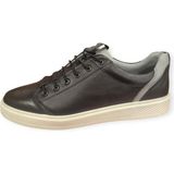 Pepita 6262 Hafif Deri Sneakers Erkek Ayakkabı - Siyah - Beyaz