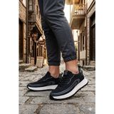 Pepita E274 Rahat Hafif Özel Tasarım Spor Sneaker Erkek Ayakkabı - Siyah