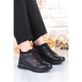 Pepita Z433 Rahat Esnek Kaymaz Taban Yumuşak Hakiki Deri Kadın Bot