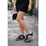 Pepita Z923 Bağcıklı Sneaker Deri Genç Kadın Spor Ayakkabı