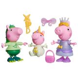 Peppa Pig Üç Domuzcuk Giydirilebilir Seti, 3 Aksiyon Figürü ve Kolayca Takılabilen 12 Moda Aksesuarı, 3 Yaş ve Üzeri Kız ve Erkek Çocuklar İçin Okul Öncesi Oyuncaklar
