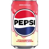 Pepsi Strawberries 'n Cream Flavour Zero Sugar 330ml - 330 ml