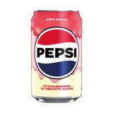 Pepsi Strawberries 'n' Cream Flavour Zero Sugar 330ml