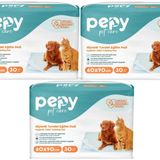 Pepy 60x90cm 3X30 Evcil Hayvan Tuvalet Eğitim Pedi