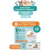 Pepy Çiş Pedi Yatak Koruyucu 60X90CM 2 Paket 60 Adet + Evcil Hayvan Temizleme Mendili 2 Paket 100 Adet - Bej