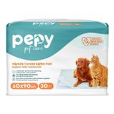 PEPY Hijyenik Yapışkanlı Tuvalet Eğitim Pedi Köpek ve Kedi Çiş Pedi 30 Adet
