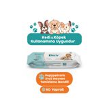 PEPY Kedi Ve Köpeklere Özel Evcil Hayvan Temizleme Mendili 1 paket 50 Adet