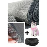 Pera Banyo Yırtılmaz Kedi Sineklik Tülü , Evcil Hayvan Tülü, Pet Tül (80X150 Ölçülerinde)