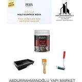 Pera Bella (4 Parça Set) Yeni Nesil Dönüşüm Boyası Beyaz - Dolap-Fayans-Cam-Plastik-Ahşap-Duvar - BEYAZ / 1 LT