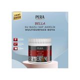 Pera Bella Yeni Nesil Dönüşüm Boyası Beyaz - Dolap-Fayans-Cam-Plastik-Ahşap-Duvar - BEYAZ / 0,5 LİTRE
