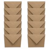 Pera İstanbul 12 Adet Kraft Mektup Zarfı 13x18cm 100gr Renkli Kraft Kağıdı ile Kaliteli Kullanım
