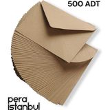 Pera İstanbul 500 Adet Mektup Zarfı 13x18cm 100gr. Kraft