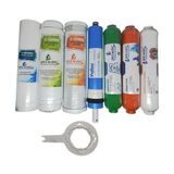 Pera Water Açık Kasa Su Arıtma Cihazlarına Uygun Pallas 80 Gpd Mebranlı 7'li Alkali Mineral Filtre Seti ve Açma Anahtarı