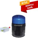 Pera Water Diamond Ithal Taiwan Filtreli 6 Aşamalı Alkali Su Arıtma Cihazı (Night Blue) Pompalı