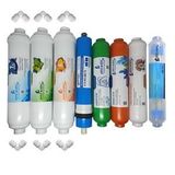 Pera Water Kapalı Kasa Su Arıtma Cihazlarına Uygun Global Water Mebranlı 8'li Alkali Mineral Detox Filtre Seti