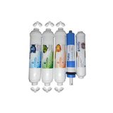 Pera Water kapalı kasa su arıtma cihazlarına uygun Pallas 80 gpd inline 5 li filtre seti