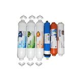 Pera Water kapalı kasa su arıtma cihazlarına uygun Vontron 75 gpd inline 6 li mineral filtre seti