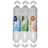 pera water treatment systems kapalı kasa su arıtma cihazlarına uygun inline 3 lü ön filtre seti