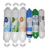 pera water treatment systems kapalı kasa su arıtma cihazlarına uygun Pallas 80 gpd inline 6 li alkali filtre seti