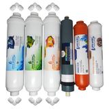 pera water treatment systems kapalı kasa su arıtma cihazlarına uygun Platinium 80 gpd inline 6 li mineral filtre seti