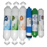 pera water treatment systems kapalı kasa su arıtma cihazlarına uygun Vontron 75 gpd inline 6 li alkali filtre seti