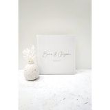 Pera Wedding Beyaz Deri Düğün Özel Gün Anı ve Ziyaretçi Defteri 21 x 21 cm 50 Yaprak