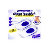 Perafit Silikon Topukluk Topuk Dikeni Destekleyici Jel Topuk Pedi Ağrı ve Darbe Emici Yumuşak Silikon Topuk Koruyucu Ayakkabı İçin Günlük Konfor Sağlayan Topukluk Çift Kullanım Rahat Yürüyüş Topuk Desteği