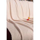 Peraluna %100 Organik Pamuklu Bebek Battaniye 100x160 CM - BEJ