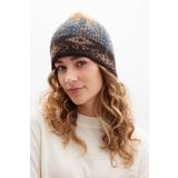 Peraluna HARMONY BEANIE Etnik Desen Kadın Triko Bere - Multi