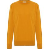 Peraluna Mateo O Neck Pullover Yumuşak Tuşeli Mevsimlik Erkek Triko Kazak - Hardal - XL