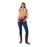 Peraluna SUNNY VEST El İşlemeli Kadın Triko Süveter Bej/Kahve