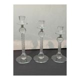 Peramari Dekoratif Kristal Cam-Metal Üçlü Mumluk Gold Gümüş 28 x 32