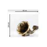Peramari Dekoratif Polyester Akustik Gramofon Gold-siyah Eskitme GOLD ESKİTME 40 x 18
