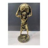 Peramari Dekoratif Polyester Atlas Adam Heykeli Gold-Eskitme GOLD ESKİTME 27 x 11